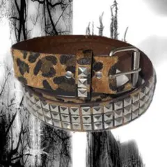 ベルト レディース レオパード