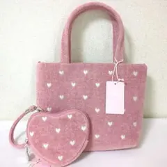 ♡ラブラリーハート♡　トートバッグ＆ハートポーチ　ラブラリーバイフェイラー