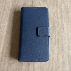 ★美品　ネイビー 手帳型ケース iPhone17用