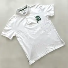 【美品】DUFFER ポロシャツ白グリーンXL