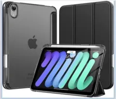 PC半透明バック PUレザー 衝撃吸収 オートスリープ機能付き