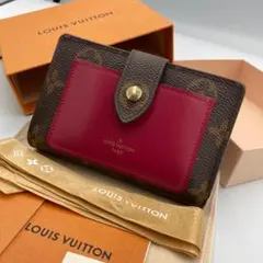 ルイヴィトン ポルトフォイユ ジュリエット モノグラム フューシャ 二