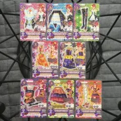 アイカツカード レア 9枚セット まとめ売り みくる 美月 さくら バラ