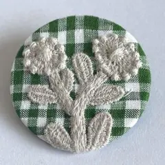 ミナペルホネン サンキューベリーバッジ bonheur (大)