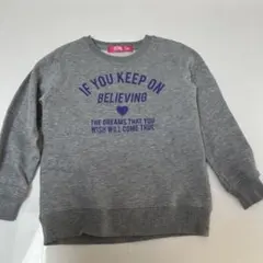 R/H グレー トレーナー 130cm 子供服 裏起毛