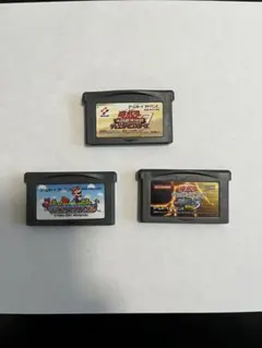 ゲームボーイアドバンスソフトまとめ売り3本