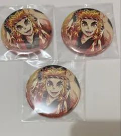 阿波踊り 煉獄杏寿郎 缶バッジ 3点セット