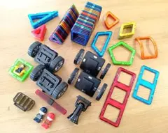MAGFORMERS 180ピース + 車 セット 刻印 大量 MAGFORMERS 180ピース + 車 セット 刻印 大量 - メルカリ
