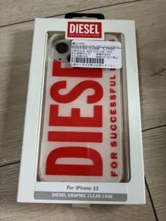 DIESEL iPhone 13 グラフィッククリアケース ホワイトのサムネイル