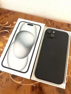 極美品2/28までiPhone 15 plusブラック 本体 箱付き