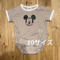 ブリーズ ミッキーマウスロンパース サイズ80