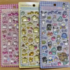 正規品★ボンボンドロップシール サンリオ 第二弾 はぴだんぶい ポムポム キティ