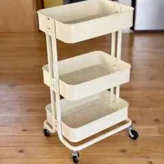 IKEAワゴン RÅSKOG ロースコグ ホワイト
