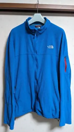 ノースフェイス フリース Polartec 青 XXL