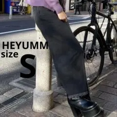 美品☆HEYUMM（ヘユム）ハイウエストデニムナロースカートのサムネイル