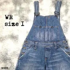 WR ダブルアール デニム オーバーオール パンツ サロペット 0458★