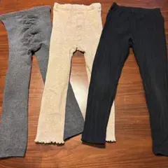 ユニクロ　キッズ　レギンス・スパッツ　110cm 3点まとめて