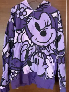 ディズニーミニーパーカー紫Lのサムネイル