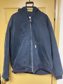 Carhartt USA製 アクティブジャケット ブラック XL相当 フェード