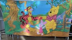 くまのプーさんバスタオル（120cm×62cm）