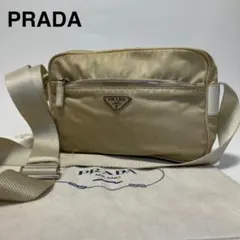 r29 プラダ　三角ロゴ　ナイロン　レザー　ショルダーバッグ　カメラバッグ