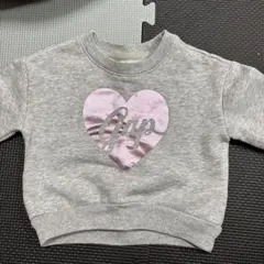 GAP ハートプリント トレーナー 6-12ヶ月