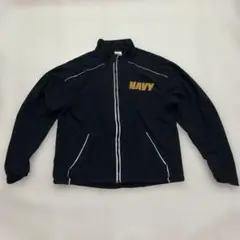 US NAVY トレーニングジャケット ネイビー 米軍 ランニング Ｓ ショート