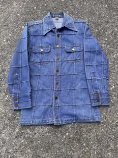 70s JC Penney】デニムジャケット 短丈 ランチクラフト風 真紺 - メルカリ