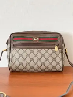 美品 極希少！Gucci シェリーライン ショルダーバッグ オールドグッチ 廃盤 極美品】GUCCI オールドグッチ シェリーライン ショルダーバッグ