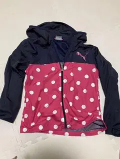 PUMA 水玉模様 ウィンドブレーカー S asicsズボン　M