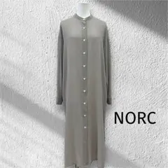 ノーク　NORC シャツワンピース　バンドカラー 羽織りのサムネイル