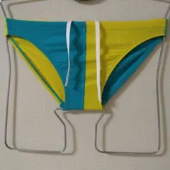 Speedo LIFE GUARD 競泳水着 イエロー×ターコイズのサムネイル
