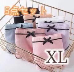 ショーツセット レディース 下着 リボン パンツ パステルカラー