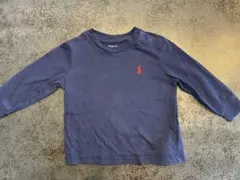 ポロ・ラルフローレン 長袖Tシャツ ネイビー系 70サイズ