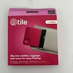 2014 Life360 Tile Slim 薄いカード型モデル　ピンク