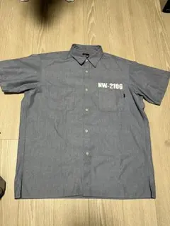 ★中古★毛玉多いです！nitrow 半袖シャツ　L