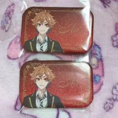 ツイステ グリッター缶バッジ エース 2点