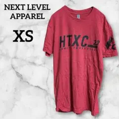 一点物✨NEXT LEVEL APPAREL【XS】赤 半袖Tシャツ オオカミ