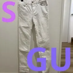 GU ホワイト スキニーパンツ 58