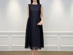 ANAYI メッシュフラワーフレア スカート レース ルルウィルビーアルア