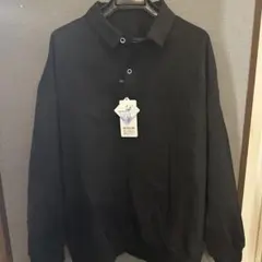 【新品未使用】EASTEMPO 黒 ポロシャツ 長袖　 Lサイズ