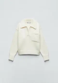 ZARA ニットポロセーター