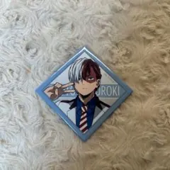 僕のヒーローアカデミア ひし形缶バッジ 轟焦凍