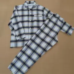 無印良品　脇に縫い目のないフランネルパジャマ　婦人　S