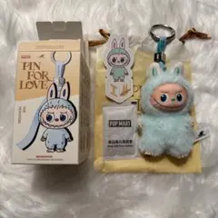 LABUBU PIN FOR LOVE I イニシャル　ミニラブブ