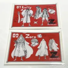 ワンピース　フィルムゼット　2012 映画　入場特典　ミニクリアファイル