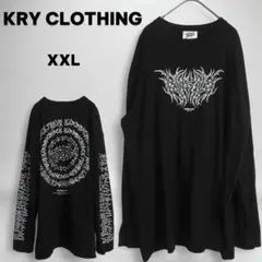 KRY CLOTHING ロンT XXL ブラック ユニセックス ロングスリーブ