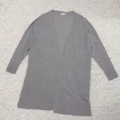 マッキントッシュ フィロソフィー♡ロングカーディガン　グレー　ウォッシャブルのサムネイル