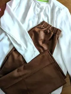 フェイクレザーパンツ　ZARA、ディーホリック、しまむら、コカ、ディスコート