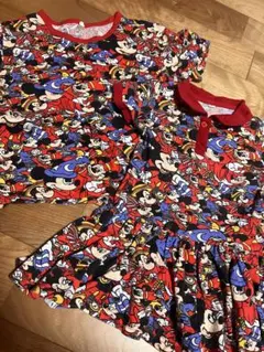 ミッキー　Tシャツ　ワンピース　セット